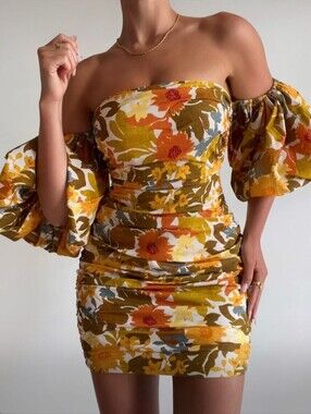 knee length dresses for ladies Dante Mini Dress Wildflower main image 1